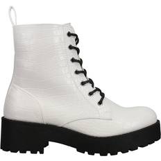 Dirty Laundry Dirty Laundry Mazzy Combat Boots White