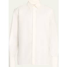 Saint Laurent Men Shirts Saint Laurent Men's Stiff Poplin Dress