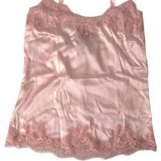 Dame - Gull Singleter Dolce & Gabbana Antique Rose Lace Silk Camisole Top Underwear IT3