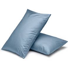 Linen Pillow Cases Night Lark Linen Collection Pillow Case Blue