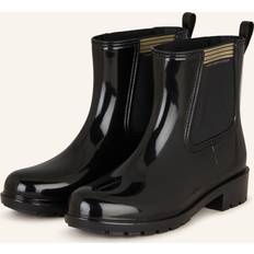 45 ½ Gummistiefel Tommy Hilfiger Damen Gummistiefel Essential Rainboot mit Blockabsatz, Schwarz Black