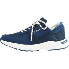 Walking Shoes ZEBA Men's Royal Blue Hands Free Slip-On Walking Shoes