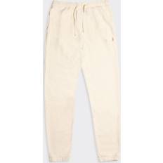 Polo Ralph Lauren Hvite Bukser Polo Ralph Lauren Loopback Terry Sweatpant Man Pants Ivory Cotton