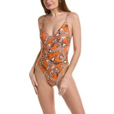 Yellow Swimsuits A.L.C. Cleo Scoop One-Piece Yellow