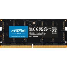 DDR5 RAM-Speicher Crucial 8GB DDR5-5600 CL46 SO-DIMM Arbeitsspeicher Schwarz