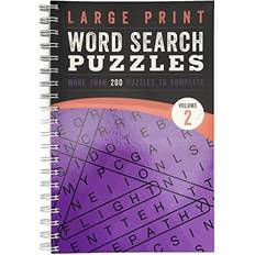 Books Large Print Word Search Puzzles Purple Over 200 Puzzles to Complete