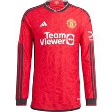 Adidas Men's Manchester United 23/24 Long Sleeve Home Jersey