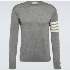 Knitted Sweaters Thom Browne Gray 4-Bar Sweater