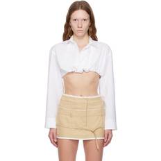 XXXS Blusen Jacquemus White Le Chouchou 'La Chemise Bahia Courte' Shirt White FR