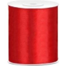 Satin Band Red 100mm 25m