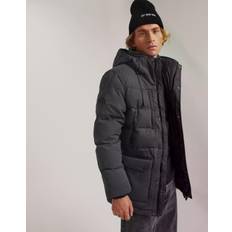 Superdry Klær Superdry Mf Hooded Parka Dunjackor Charcoal