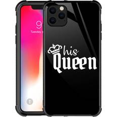 CARLOCA iPhone 11 Case,iPhone 11 Cases for Girls Women Boys,Couple His Queen Pattern Design Shockproof Anti-Scratch Case for Apple iPhone 11
