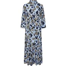 Lange Kleider - XXL Y.A.S Savanna Dress - Clear Sky