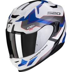 Scorpion Motorcycle Equipment Scorpion EXO-520 Evo Air Elan Helm, weiss-blau, Größe