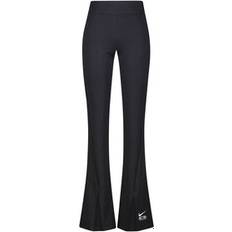 Nike Cotton Pantyhose & Stay-Ups Nike Air Women's High-Waisted Full-Length Split-Hem Leggings - Black/White