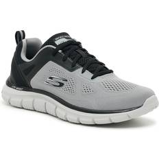 Running Shoes Skechers Men's Track Wide Running Shoes Grey/Black W