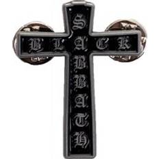 Broschen Black Sabbath Pin Badge: Cross