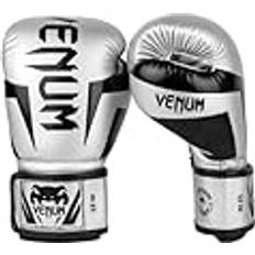 Venum Gloves Venum Unisex-Adult Elite Boxhandschuhe, Silber/Schwarz, Oz