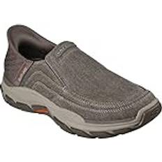 Low Shoes Skechers Men's Respected-Holmgren Slip-in Loafer, Taupe, Wide