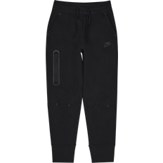 Nike Girl's Sportswear Tech Fleece Trousers - Black/White (CZ2595-010)