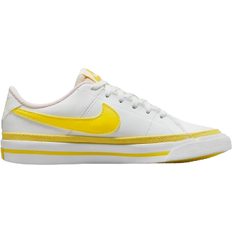 Racket Sport Shoes Nike Court Legacy GS - Summit White/White/Opti Yellow