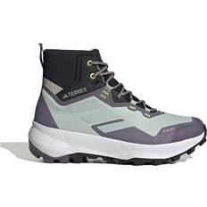 Damen - Silbrig Trekkingschuhe Adidas Terrex Mid Rain.Rdy W - Wonder Silver/Lucid Lemon