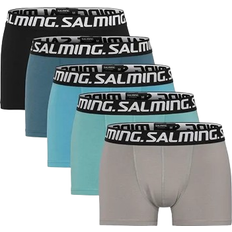 Salming Joey Boxer 5-pack - Aqua/Zinc/Arctic Blue/Petrol/Black