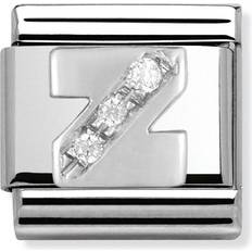 Nomination Composable Classic Link Letter Z Charm - Silver/Transparent