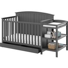 Storkcraft Kid's Room Storkcraft Steveston 5-in-1 Convertible Crib & Changer with Drawer 29.8x73.2"