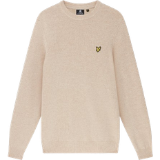 Lyle & Scott Men's Crew Neck Lambswool Jumper - Taupe Marl