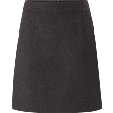 Skjørt Selected Femme Tailored Mini Skirt - Dark Gray Melange