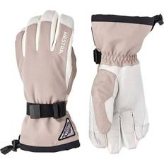 Beige - Men Gloves & Mittens Hestra Powder Gauntlet 5-Finger Gloves - Beige