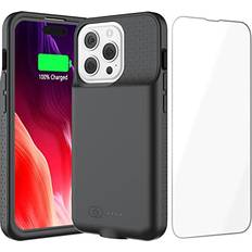 Apple iPhone 14 Pro Battery Cases GIN FOXI Battery Case for iPhone 14/14 Pro/13/13 Pro