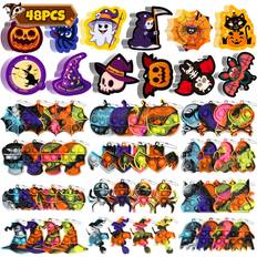 Halloween Mini Pop Fidget Keychain Bulk 48pcs