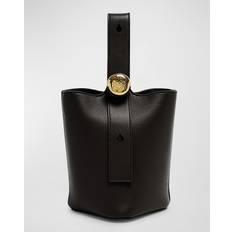 Women Bucket Bags Loewe Mini Pebbled Leather Bucket Bag