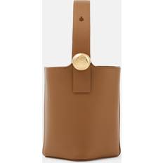 Women Bucket Bags Loewe Mini Pebbled Leather Bucket Bag