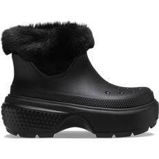 Crocs Damen Stiefeletten Crocs Stomp Lined Boot - Black