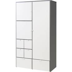 Ikea VIsthus Grey/White Kleiderschrank 122x216cm