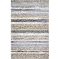 Nuloom Classie Striped Shag Blue 60x96"