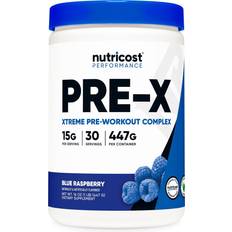 Pre-Workouts Nutricost Pre-X Xtreme Pre-Workout Complex Blue Raspberry