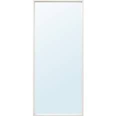 Glas Einrichtungsdetails Ikea NISSEDAL White Wandspiegel 65x150cm