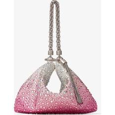Damen Clutches Jimmy Choo Callie Candy Pink/Silber One Size