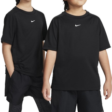 M T-skjorter Nike Big Kid's Multi Dri-FIT Training Top - Black/White