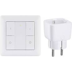 Paulmann Smart Home Set Smart Plug Wandtaster Home Steckdose Weiß