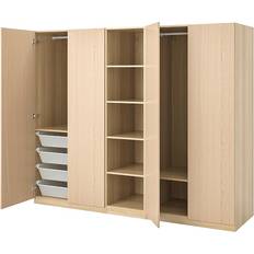 Luken - Natur Kleideraufbewahrung Ikea Pax Forsand White Glazed Oak Effect Kleiderschrank 250x201.2cm