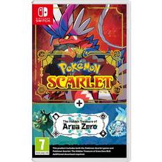Nintendo Switch-spill Pokemon Scarlet + The Hidden Treasure of Area Zero DLC (Switch)