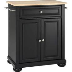 Furniture Crosley Furniture Alexandria Black Island