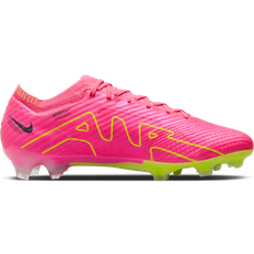 Nike Pink Soccer Shoes Nike Zoom Mercurial Vapor 15 Elite FG M - Pink Blast/Volt/Gridiron