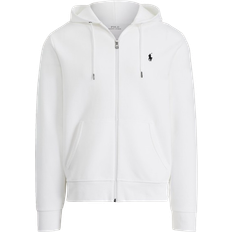 Polo Ralph Lauren Weiß Pullover Polo Ralph Lauren Double-Knit Full-Zip Hoodie - White