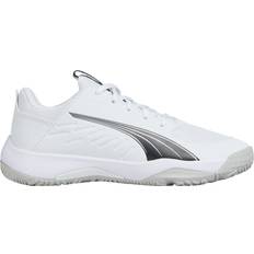 Puma Kid's Accelerate Handball - White/Black/Concrete Gray